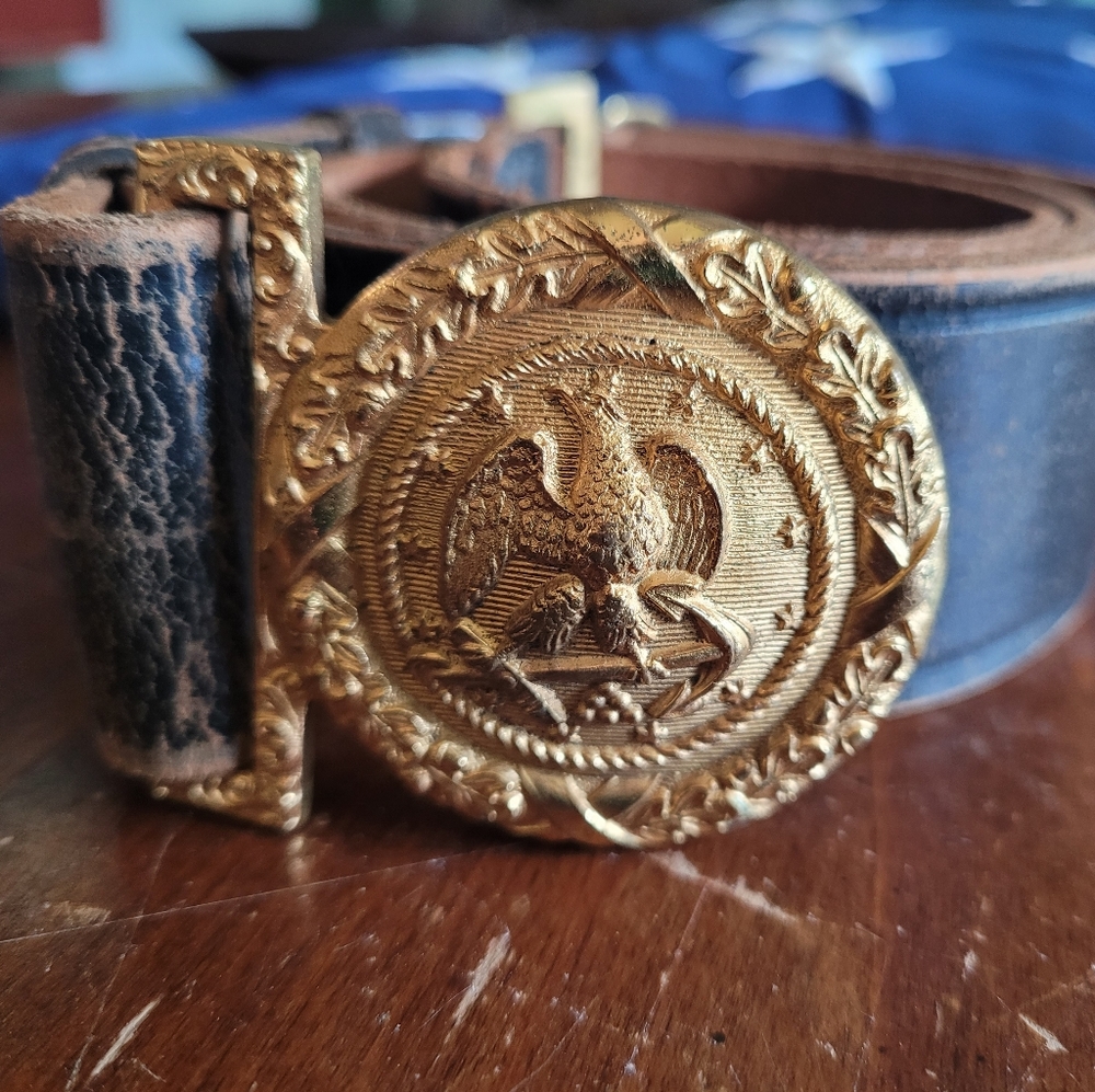 Navy officer belt - Antique